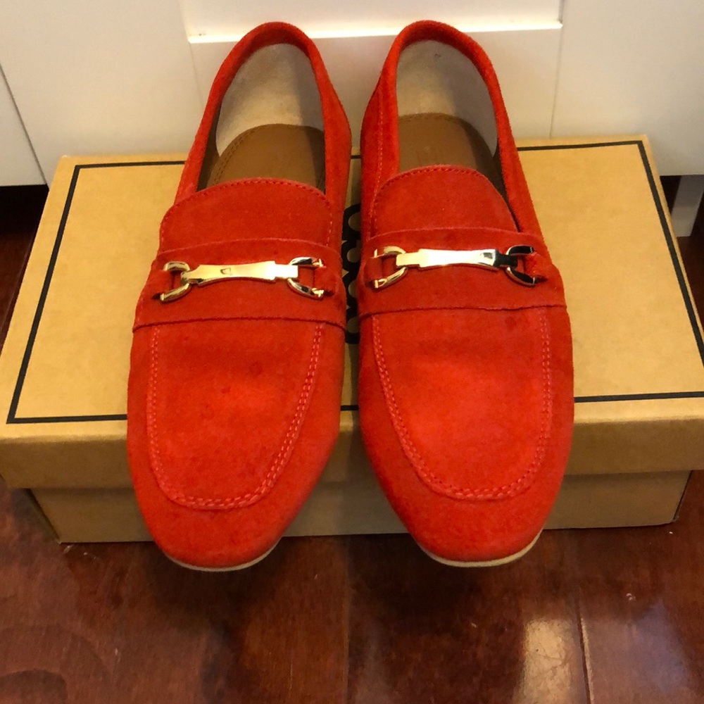 ASOS Red Loafers